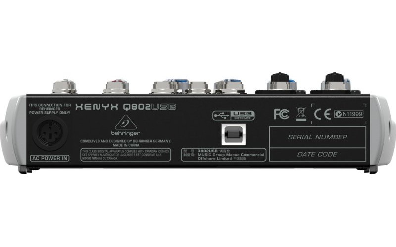 BEHRINGER Q802USB - микшер
