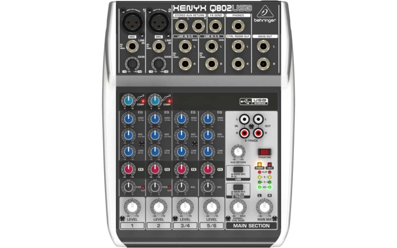 BEHRINGER Q802USB - микшер