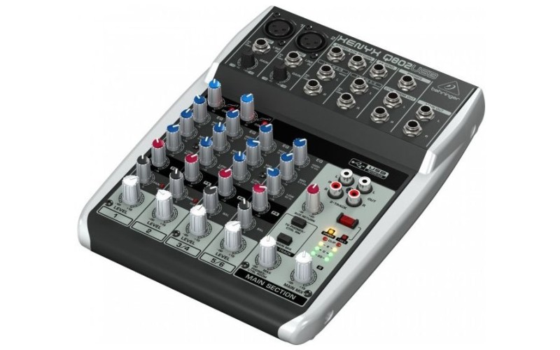 BEHRINGER Q802USB - микшер