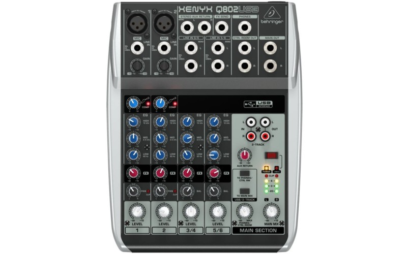 BEHRINGER Q802USB - микшер