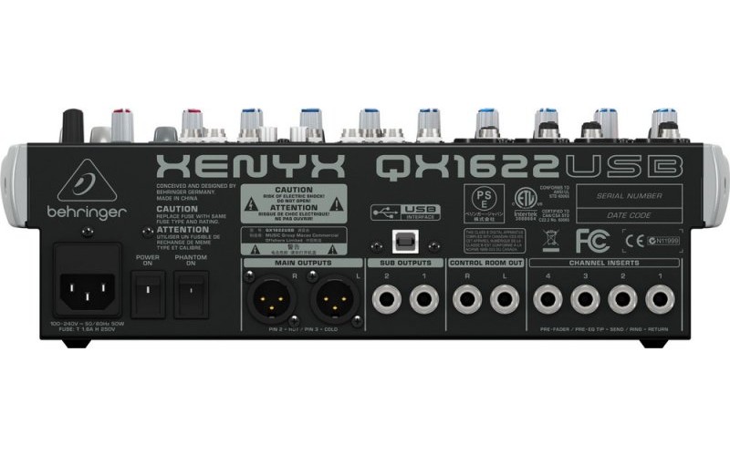 BEHRINGER QX1622USB - микшерный пульт