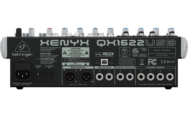 BEHRINGER QX1622USB - микшерный пульт