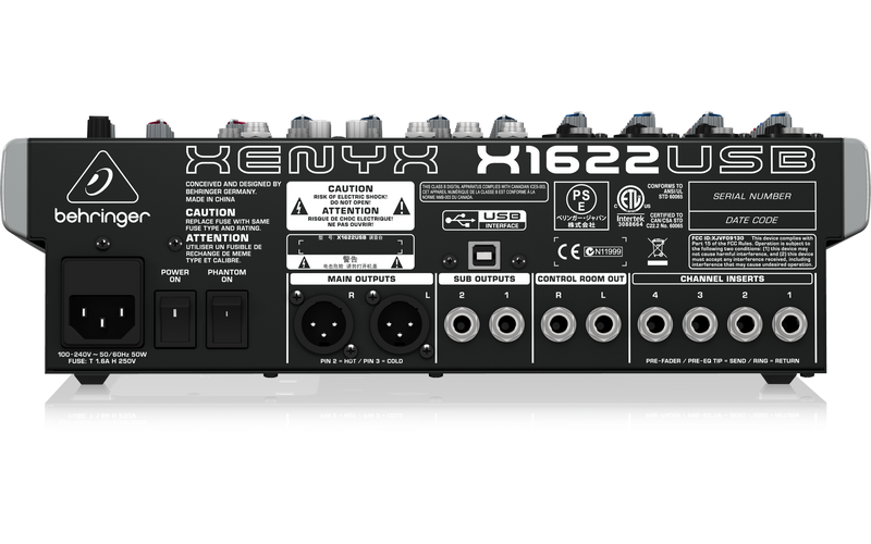 BEHRINGER QX1622USB - микшерный пульт