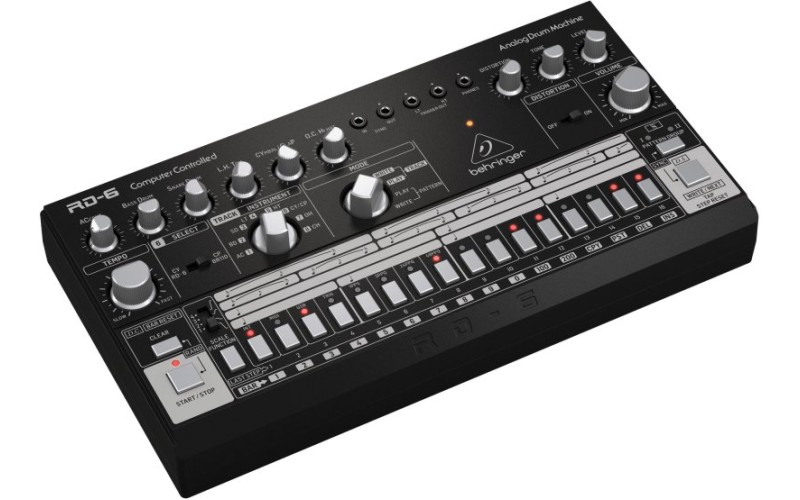 BEHRINGER RD-6-BK - аналоговая драм-машина на основе легендарной TR-606