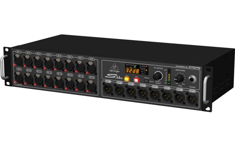 BEHRINGER S16 - выносной сценический модуль для подключения аудио устройств к микшеру X32