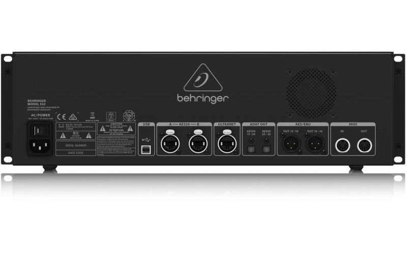 BEHRINGER S32 - стейджбокс для цифровых микшеров, 32 входа, 16 выходов