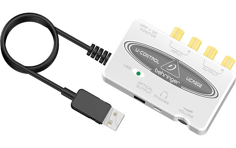 BEHRINGER UCA202 - внешний интерфейс USB