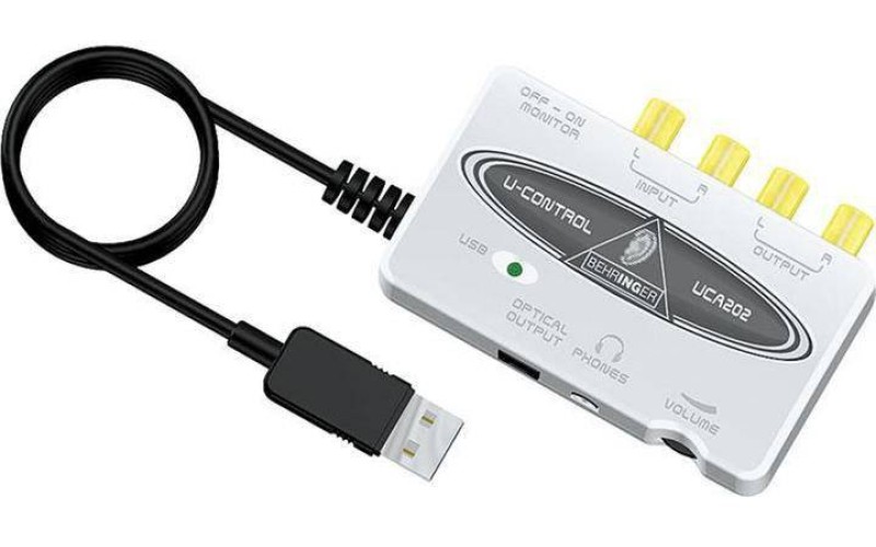 BEHRINGER UCA202 - внешний интерфейс USB