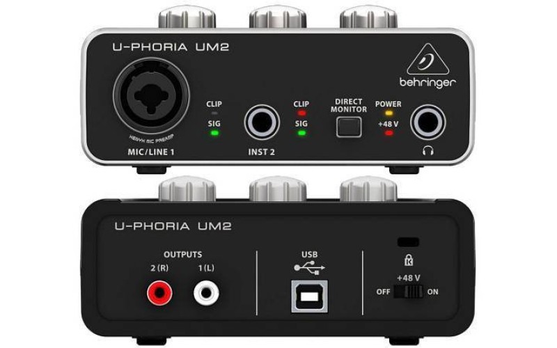 BEHRINGER UM2 внешний интерфейс USB