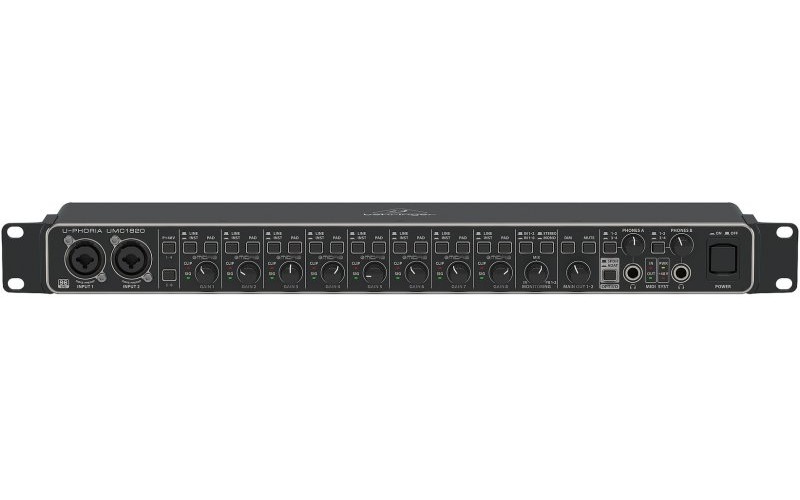 BEHRINGER UMC1820 - аудиоинтерфейс USB/MIDI , 24-Bit/96 kHz