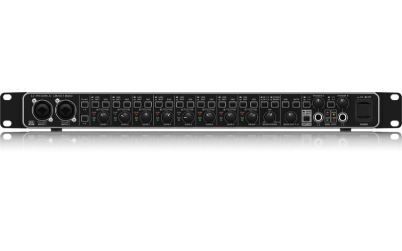 BEHRINGER UMC1820 - аудиоинтерфейс USB/MIDI , 24-Bit/96 kHz