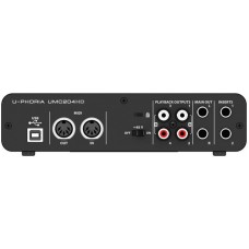 BEHRINGER UMC204HD внешний USB / MIDI интерфейс для записи и воспроизведения звука на PC или MAC