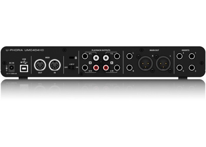 Внешняя звуковая карта behringer u phoria umc1820