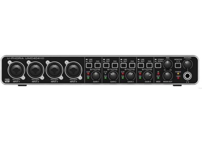 Внешняя звуковая карта behringer umc204hd