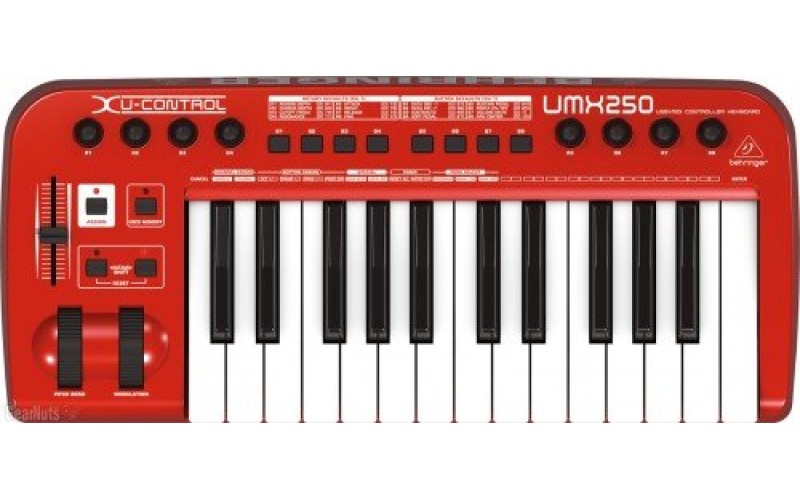 BEHRINGER UMX250 - полноразмерная MIDI клавиатура