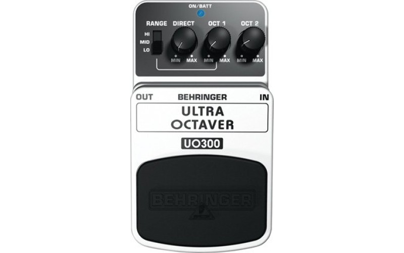 Behringer UO300- педаль эффектов (октавер) для гитар и бас-гитар, 3-х режимный