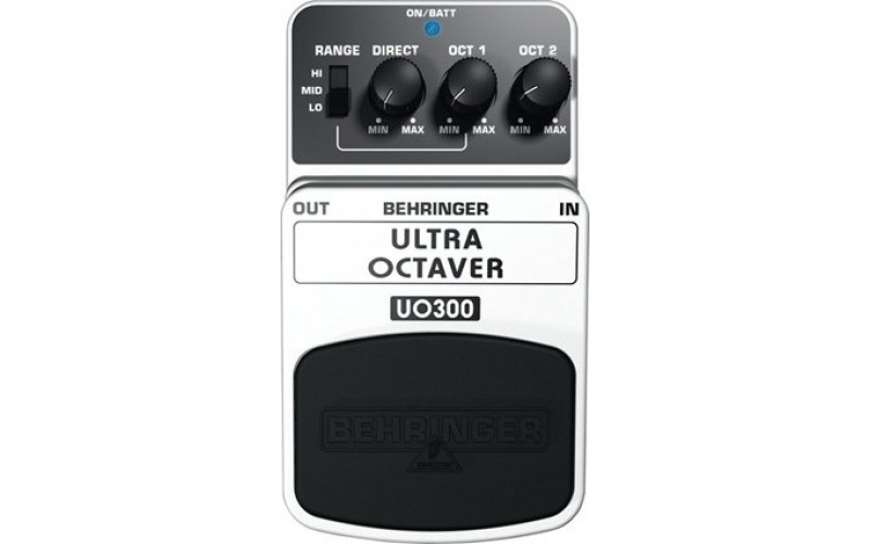 Behringer UO300- педаль эффектов (октавер) для гитар и бас-гитар, 3-х режимный
