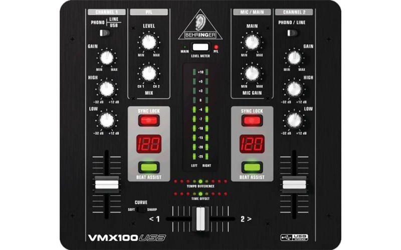 BEHRINGER VMX100USB - DJ микшерный пульт