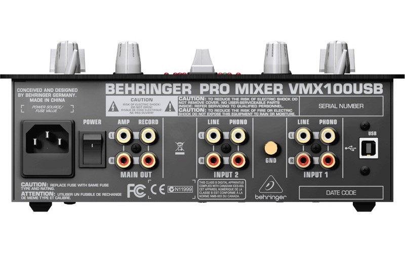 BEHRINGER VMX100USB - DJ микшерный пульт