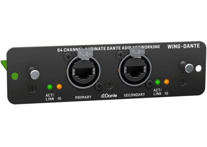 BEHRINGER WING-DANTE - карта DANTE для цифрового микшерного пульта Behringer WING