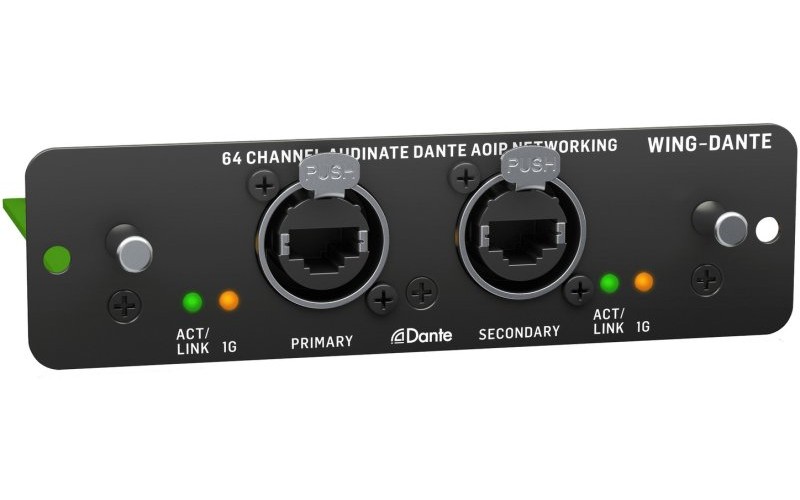 BEHRINGER WING-DANTE - карта DANTE для цифрового микшерного пульта Behringer WING