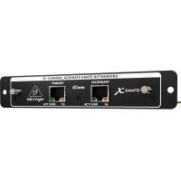 BEHRINGER X-DANTE - карта расширения Dante для  X32, для записи и воспроизведения до 64 кан. аудио