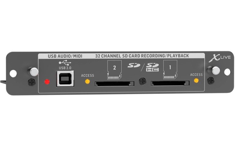 BEHRINGER X-LIVE - карта расширения для X32, запись/воспр до 32 каналов