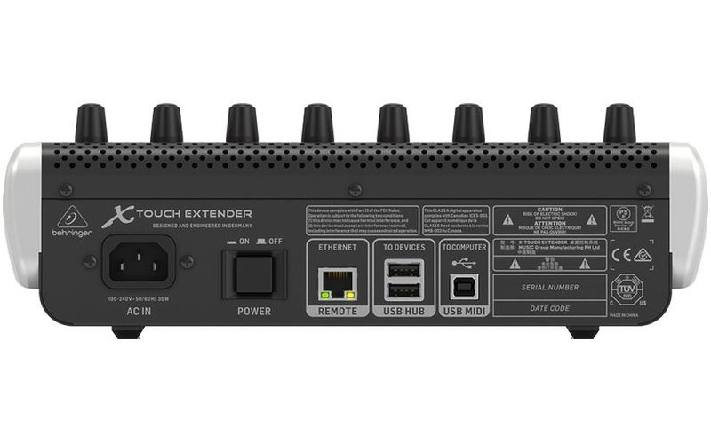 Behringer X-TOUCH EXTENDER - компактный DAW-контроллер