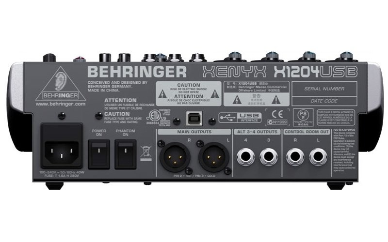 BEHRINGER X1204USB - микшерный пульт