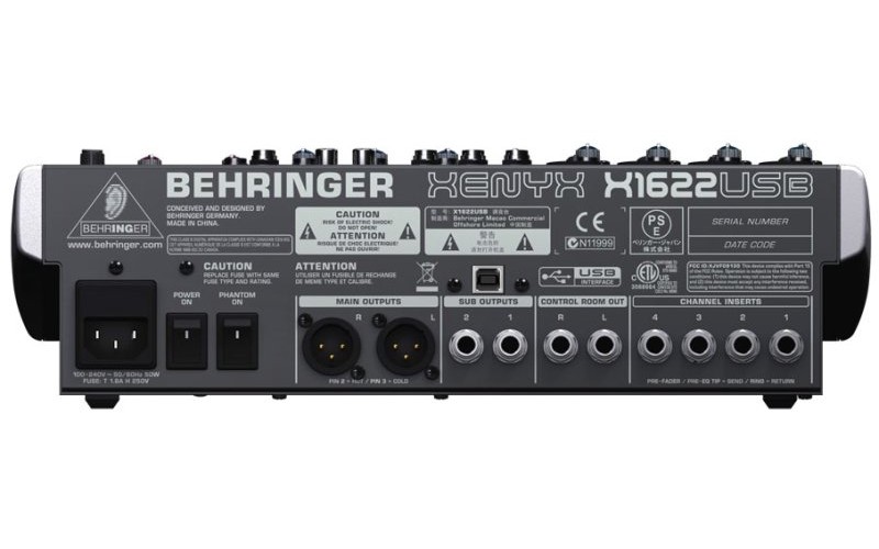 BEHRINGER X1622USB - микшерный пульт