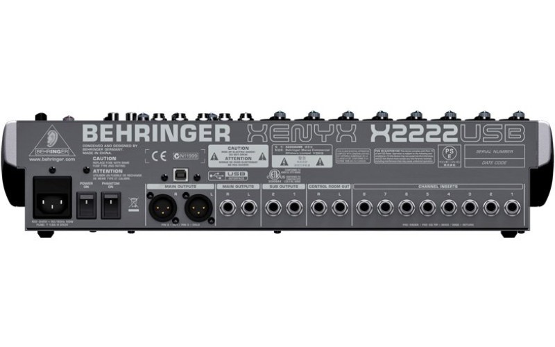 BEHRINGER X2222USB - микшерный пульт