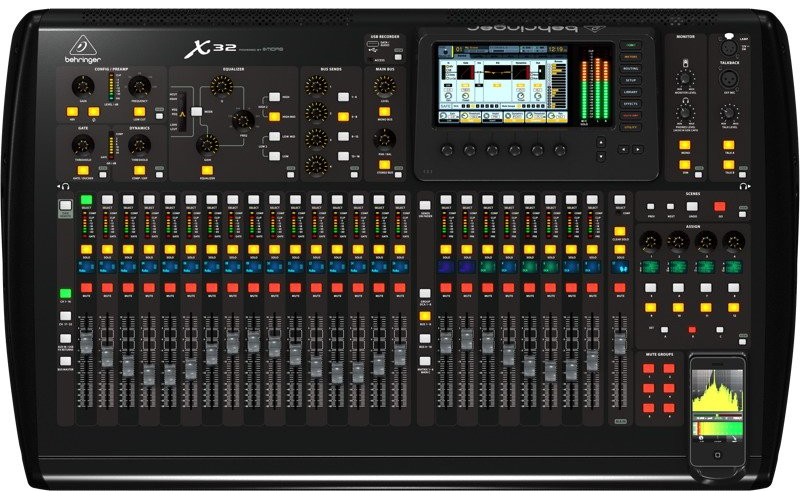 BEHRINGER X32 - цифровой программируемый микшерный пульт