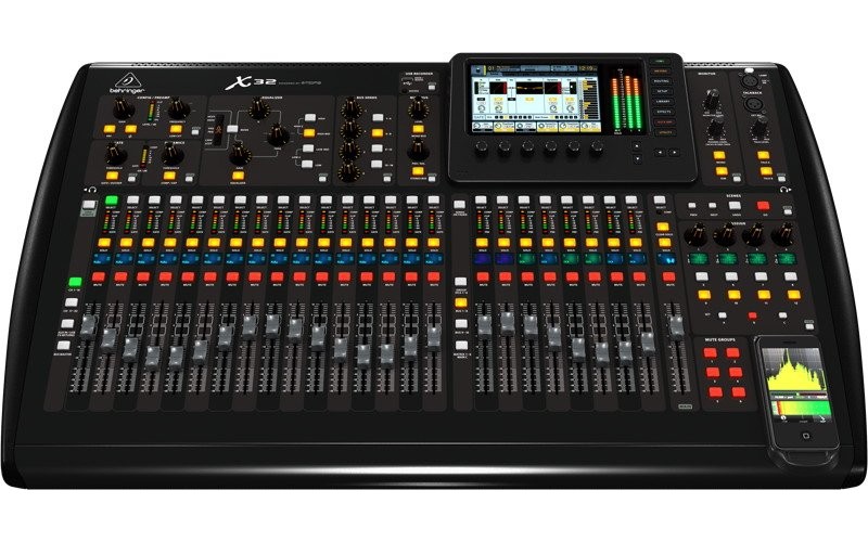 BEHRINGER X32 - цифровой программируемый микшерный пульт