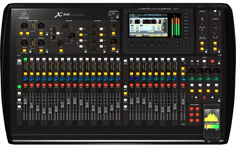 BEHRINGER X32 - цифровой программируемый микшерный пульт