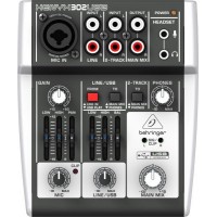 BEHRINGER XENYX 302USB - мини компьютерный микшерный пульт