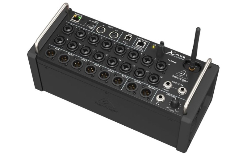 Behringer XR18 - цифровой рэковый микшер 18 каналов, WiFi модуль
