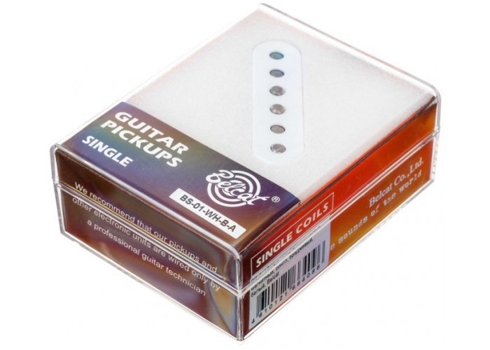 BELCAT BS-01ABridge-WH Звукосниматель магнитный, сингл, бриджевый, белый