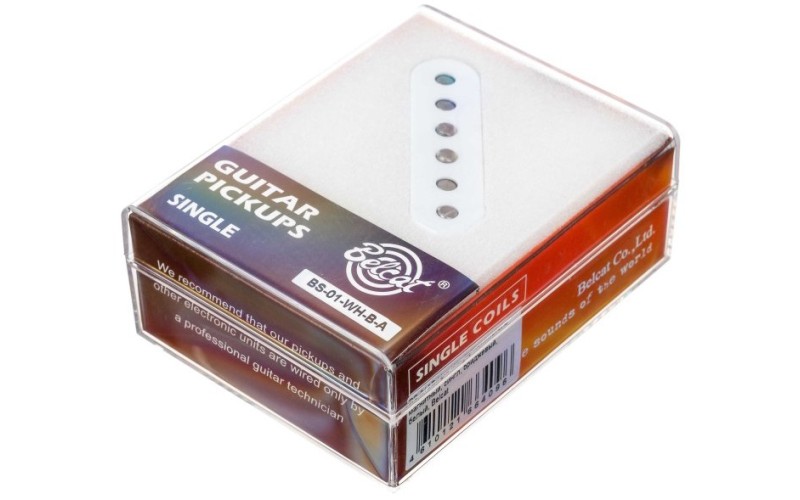 BELCAT BS-01ABridge-WH Звукосниматель магнитный, сингл, бриджевый, белый