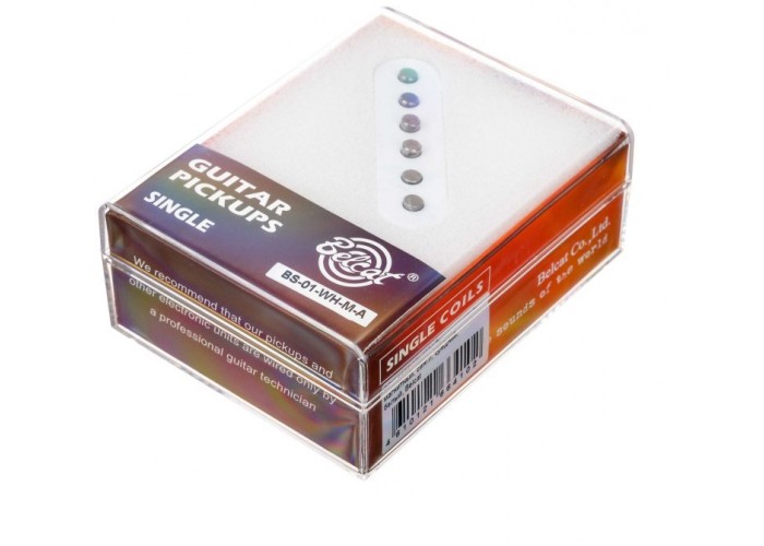 BELCAT BS-01AMiddle-WH Звукосниматель магнитный, сингл, средний, белый