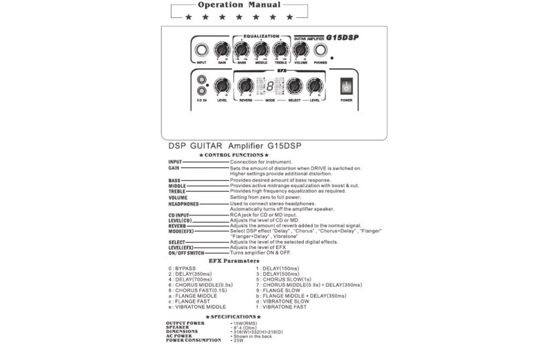 BELCAT G15DSP гитарный комбик 15W