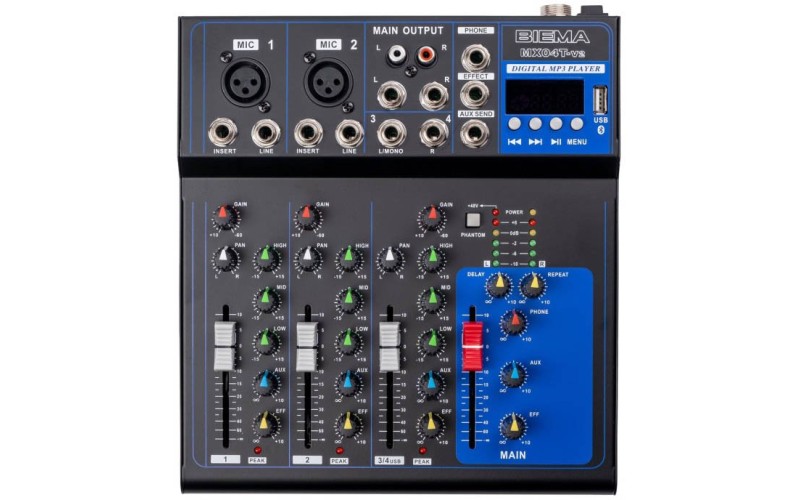 Biema MX04Tv2 Микшерный пульт, 4 канала
