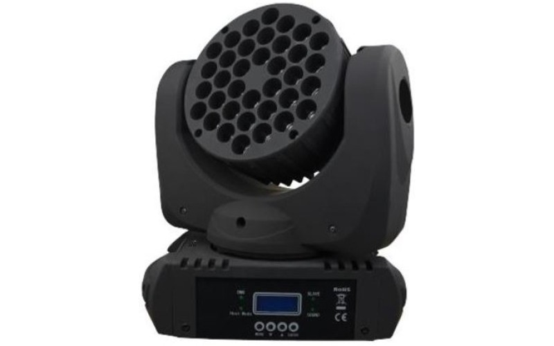 Big Dipper LM108A Моторизированный  светодиодный прожектор заливающего света RGBW 36*3 Вт