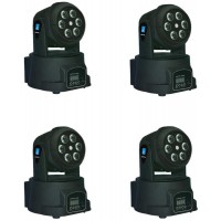 Big Dipper LM70L Комплект из 4 штук моторизированных светодиодных мини-прожекторов с лазером, 6х8Вт