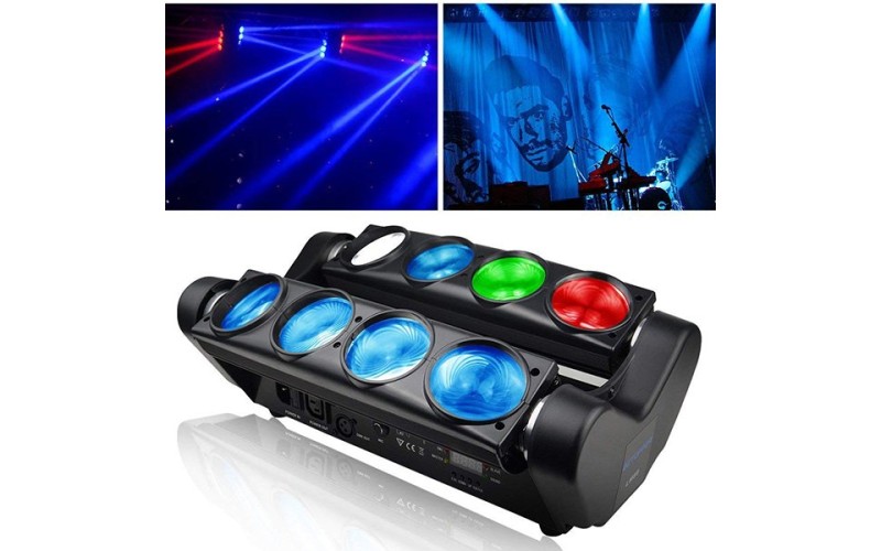 Big Dipper LM80 Spider beam Светодиодный прожектор смены цвета (колорчэнджер) 