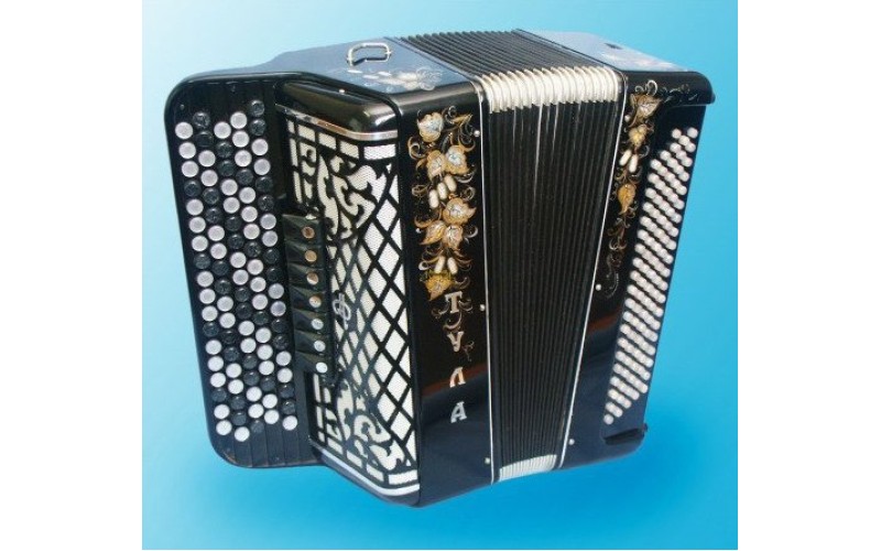 Тульская гармонь БН-14 - БАЯН ТУЛА многотембровый трехголосный 55x100-III-7