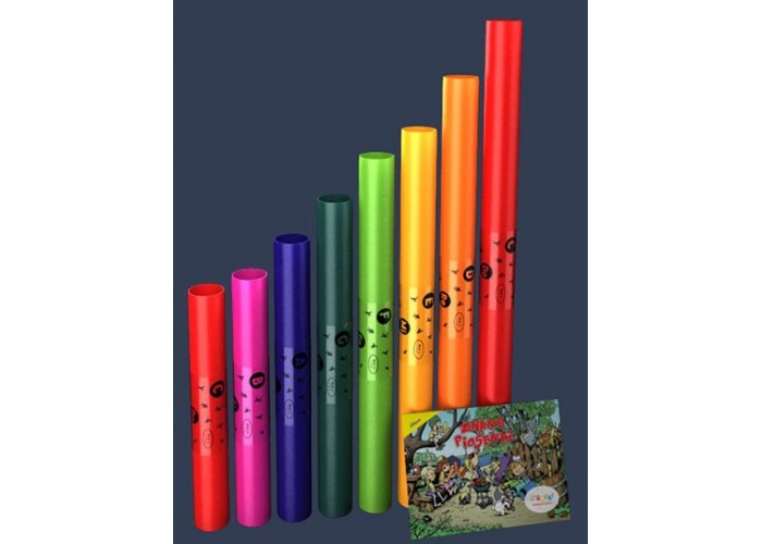 Boomwhackers BWDG Boomwhackers Музыкальные трубки, диатонический набор 8 нот