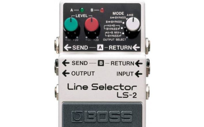 BOSS LS-2 Line Selector педаль для электро и бас гитар