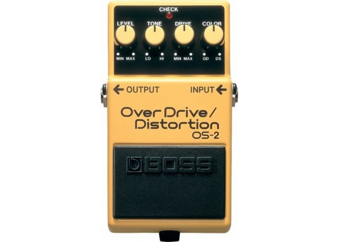 BOSS OS-2 OverDrive/Distortion педаль для электрогитары