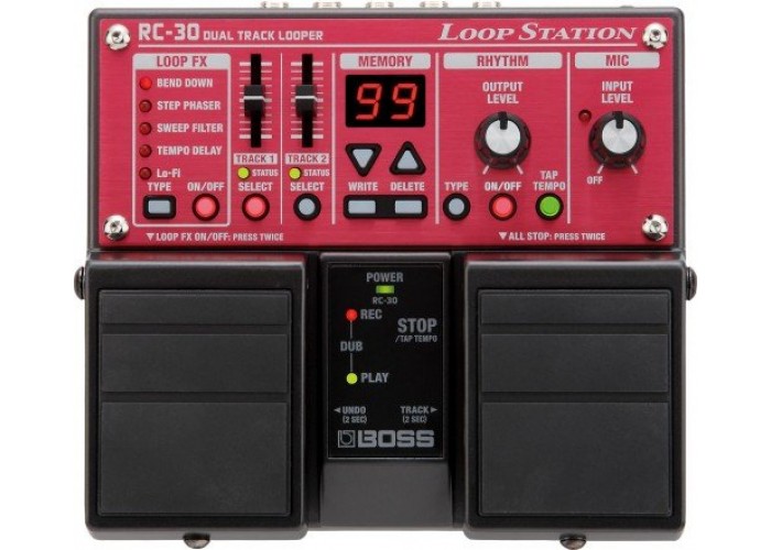 BOSS RC-30 dual track looper Loop Station фразовый сэмплер