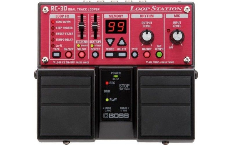 BOSS RC-30 dual track looper Loop Station фразовый сэмплер